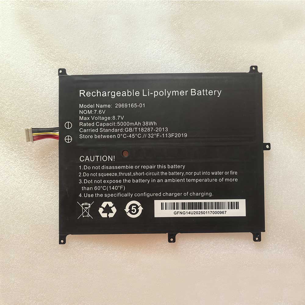 2969165-01 Batterie ordinateur portable