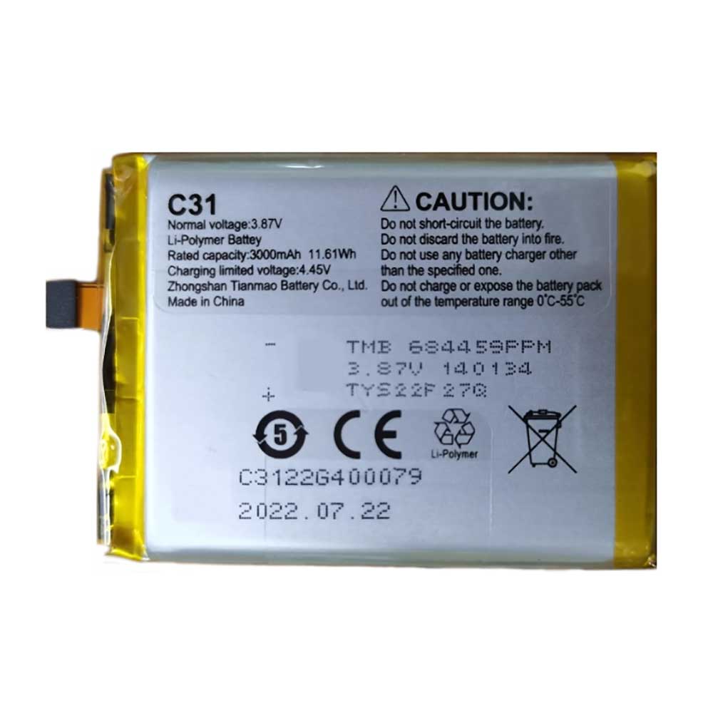 C 3000mAh 3.87V batterie