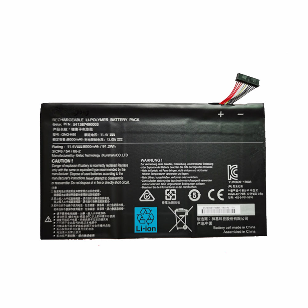 GNG-K60 Batterie ordinateur portable