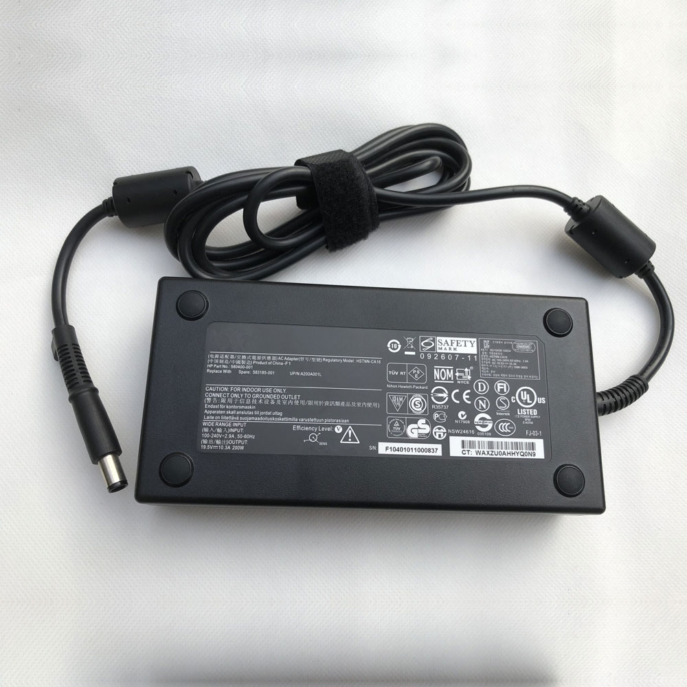 815680-002 100-240V  2.9A 50-60Hz (for worldwide use) 19.5V 10.3A 200W(ref to the 

picture) batterie