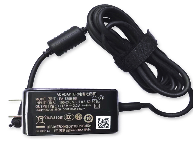 PA-1250-96 100-240V 50-60Hz (for worldwide use) 12V 2.2A 26W adapter