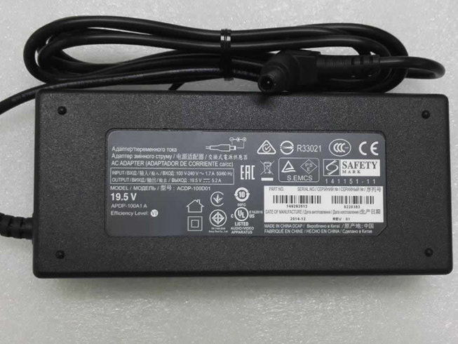 PCGA-AC19V7 100 - 240V 2.0A 50~ 60Hz 19.5V ~ 5.2A  , 100Watt batterie