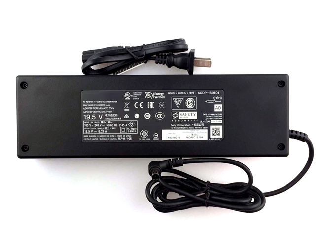ACDP-160D01 100-240V     50/60Hz(for worldwide use) 19.5V 8.21A,160W batterie