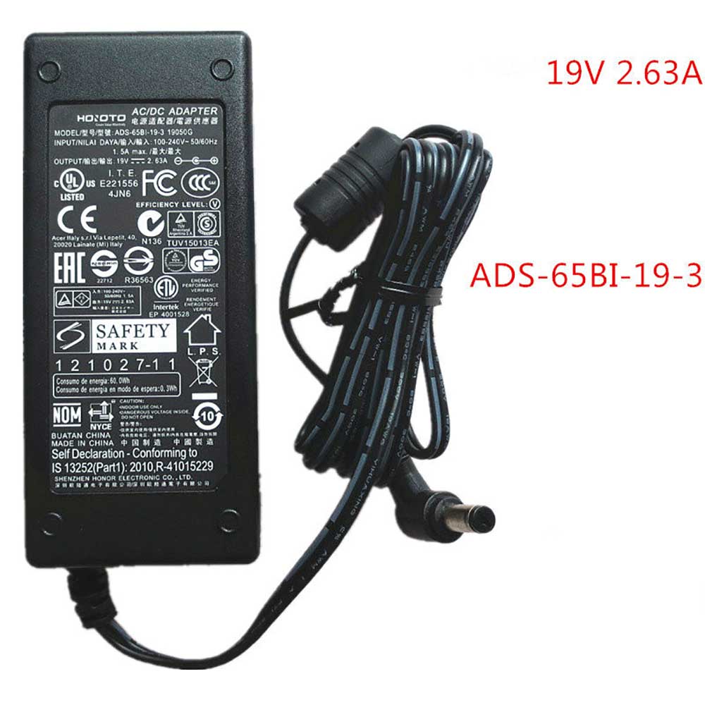 D 100-240V 50-60Hz 1.3A 19V  2.63A 50W batterie