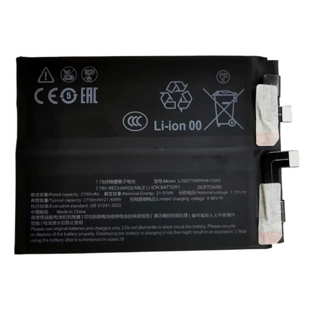 Li3927T89P8H613485 Batterie ordinateur portable