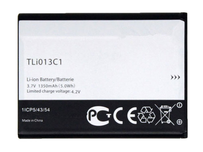 TLI013CA 1350mAh 3.7V batterie