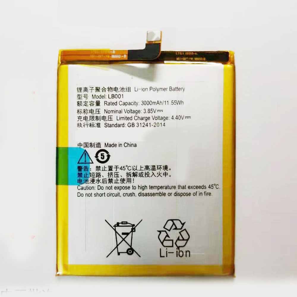 B 3000mAh/11.55WH 3.85V/4.4V batterie