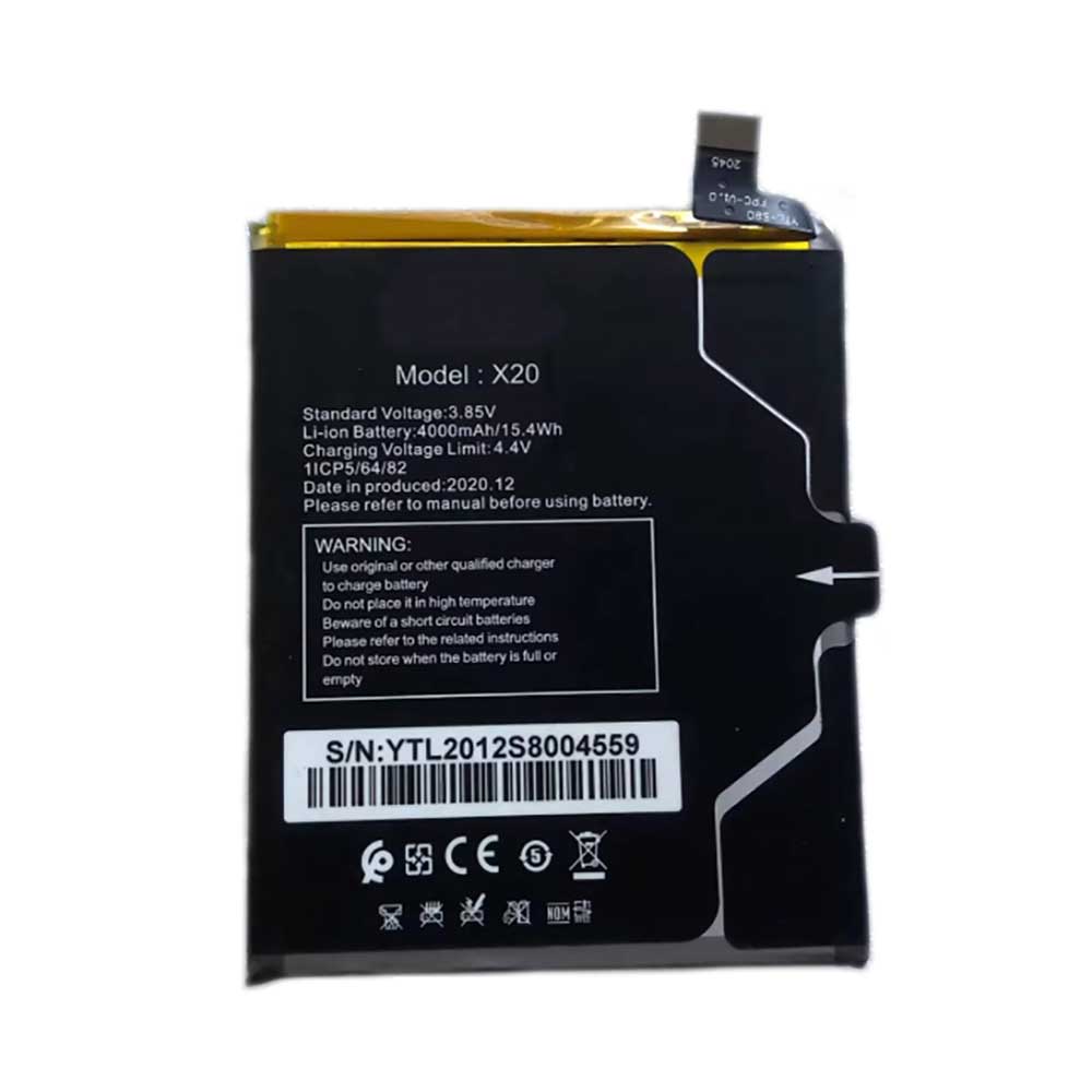 for 4000mAh/15.4Wh 3.85V batterie